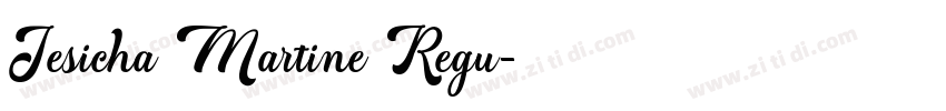 Jesicha Martine Regu字体转换